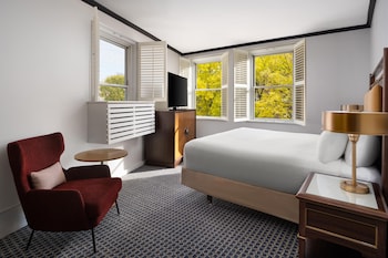 Suite, 1 King Bed with Sofa bed, Mobility Accessible (Roll-In Shower)