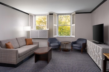Suite, 1 King Bed with Sofa bed, Mobility Accessible (Roll-In Shower)