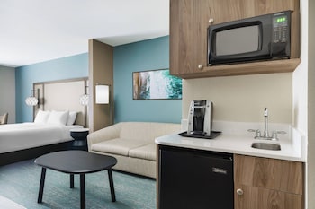 Suite, 1 King Bed with Sofa bed, Hearing Accessible, Pool View
