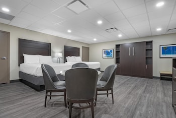 Standard Room, 2 Queen Beds, Non Smoking, Refrigerator & Microwave
