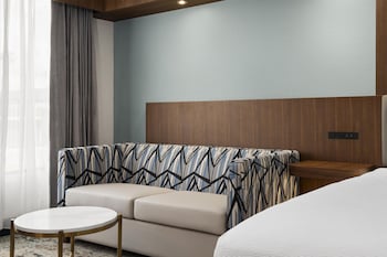 Standard Room, 1 King Bed, Patio, Poolside (with Single Sofabed)