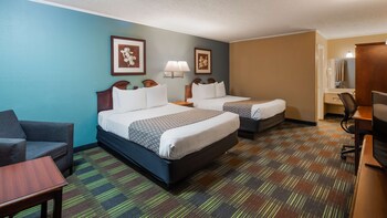 Standard Room, 2 Queen Beds, Smoking, Refrigerator & Microwave