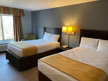Standard Room, 2 Double Beds, Non Smoking, Refrigerator & Microwave