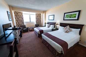 Superior Double Room, 2 Double Beds, Refrigerator, Sea View