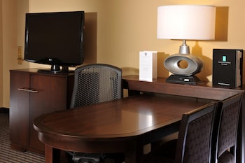 Suite, 1 King Bed with Sofa bed, Microwave, Corner