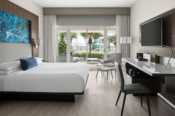 Room, 1 King Bed, Pool View (Pool Access)