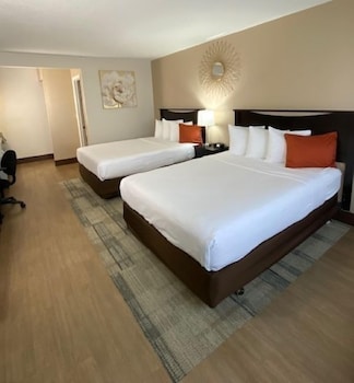 Standard Room, 2 Queen Beds, Non Smoking, Refrigerator & Microwave