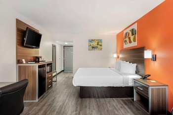 Standard Room, 1 King Bed, Non Smoking, Refrigerator & Microwave