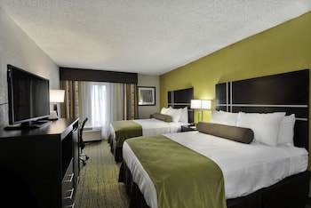 Standard Room, 2 Queen Beds, Non Smoking, Refrigerator & Microwave