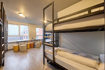 Bed in dormitory with 4 beds