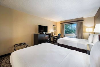 Standard Room, 2 Double Beds, Non Smoking, Refrigerator & Microwave