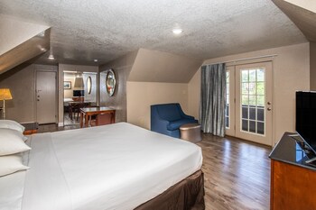 Room, 1 King Bed, Mountain View (with Fireplace)