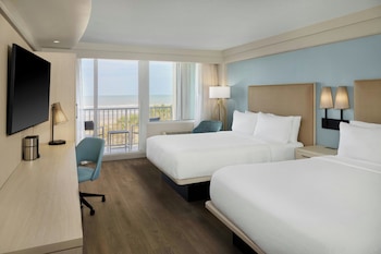 Room, 2 Queen Beds, Hearing Accessible, Ocean View