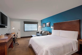 Room, 1 King Bed with Sofa bed, Hearing Accessible, Pool View