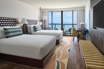 Club Room, 2 Double Beds, Oceanfront