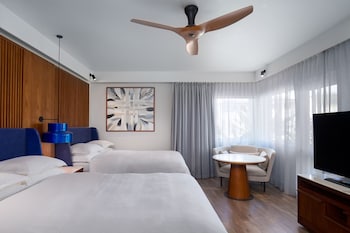 Garden View Room, 2 Double Beds with Sit-out