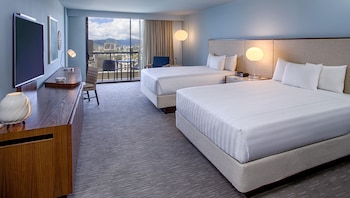 Room, 2 Queen Beds, City View (High Floor, Waikiki View)