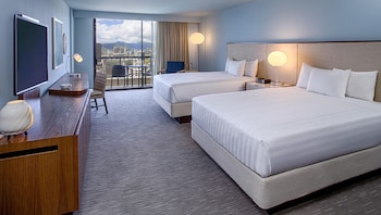Room, 2 Queen Beds, City View (High Floor, Waikiki View)