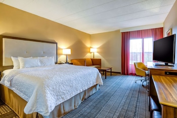 1 King Bed w/Sofabed and Accessible Bathtub