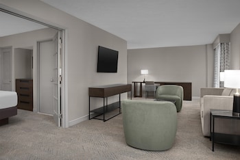 Suite, 1 King Bed with Sofa bed, Microwave