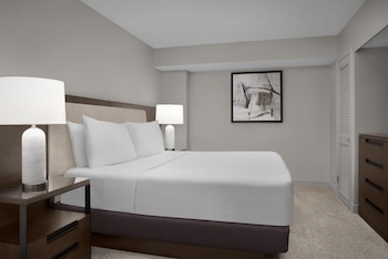 Suite, 1 King Bed with Sofa bed, Microwave