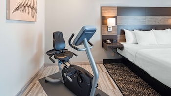 Standard Room, 1 King Bed, Non Smoking, Refrigerator & Microwave (Walk-in Shower)