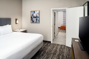 Suite, 1 King Bed with Sofa bed, Microwave