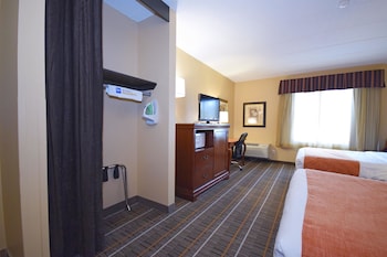Standard Room, 2 Queen Beds, Non Smoking, Refrigerator & Microwave