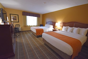 Standard Room, 2 Queen Beds, Non Smoking, Refrigerator & Microwave