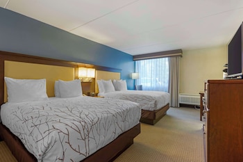 Standard Room, 2 Queen Beds, Refrigerator & Microwave, Courtyard View