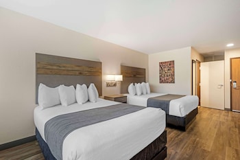 Standard Room, 2 Queen Beds, Non Smoking, Refrigerator & Microwave