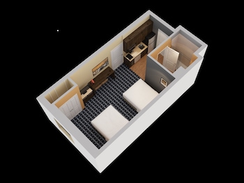 Studio, 2 Queen Beds