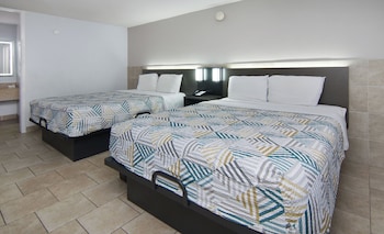 Standard Room, 2 Queen Beds, Non Smoking, Refrigerator & Microwave