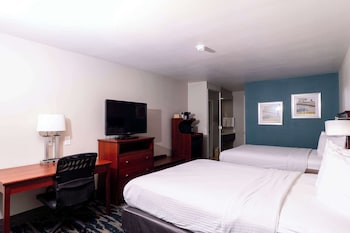Standard Room, 2 Queen Beds, Non Smoking, Refrigerator & Microwave