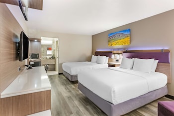 Standard Room, 2 Queen Beds, Non Smoking, Refrigerator & Microwave
