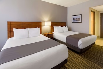 Standard Room, 2 Queen Beds, Non Smoking, Refrigerator & Microwave