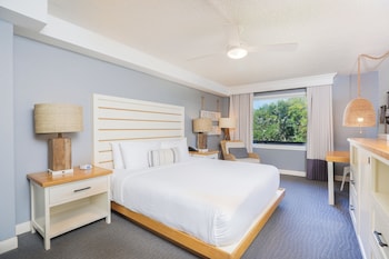 Room, 1 King Bed, Partial Ocean View