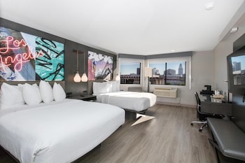 Standard Room, 2 Double Beds, Non Smoking, Refrigerator