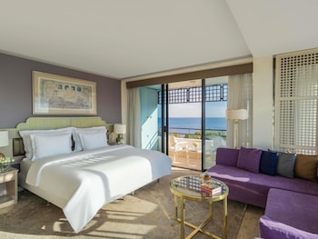 Deluxe Terrace Suite, Sea View, King Bed, Two Sofas