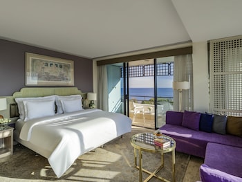 Deluxe Terrace Suite, Sea View, King Bed, Two Sofas