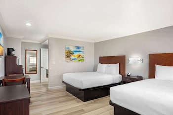 Standard Room, 2 Queen Beds, Non Smoking, Refrigerator & Microwave