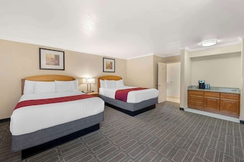 Standard Room, 2 Queen Beds, Non Smoking, Refrigerator & Microwave