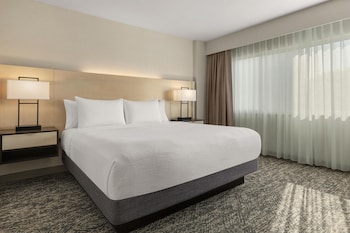 Suite, 1 King Bed with Sofa bed, Microwave