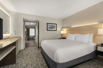 Suite, 1 King Bed with Sofa bed, Microwave