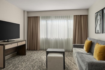 Honeymoon Suite, 1 King Bed with Sofa bed, Microwave (Parlor)
