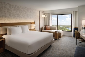 Room, 1 King Bed, Partial Lake View