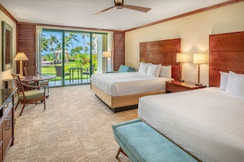 Room, 2 Queen Beds, Partial Ocean View