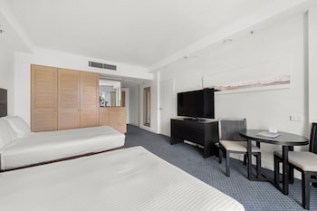 Room, 2 Double Beds, Balcony
