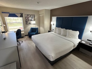 Standard Room, 1 King Bed, Non Smoking, Refrigerator & Microwave
