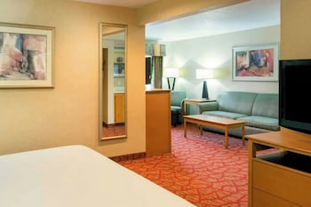 Suite, 1 King Bed with Sofa bed, Balcony (view)
